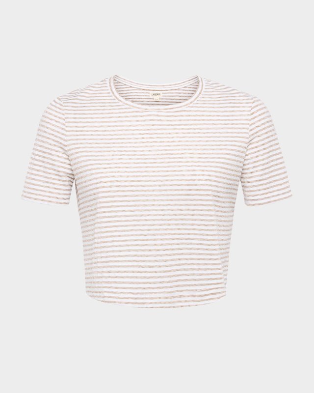 Donna Stripe Cropped T